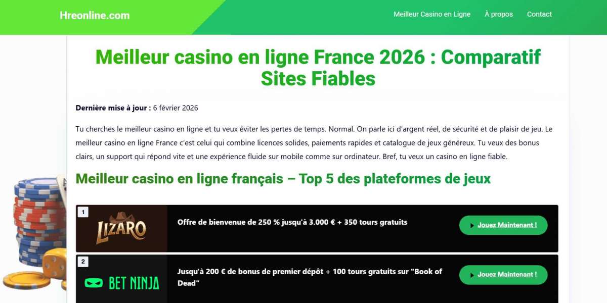 Comparatif 2026 des meilleurs casinos en ligne France – Sécurité, bonus et fiabilité